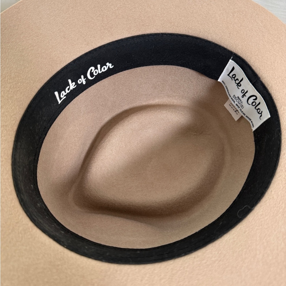 Lack of Color Zulu Tan Brown Wool Wide Brim Hat Festival Outfit | Size 55CM / S - Picture 14 of 15